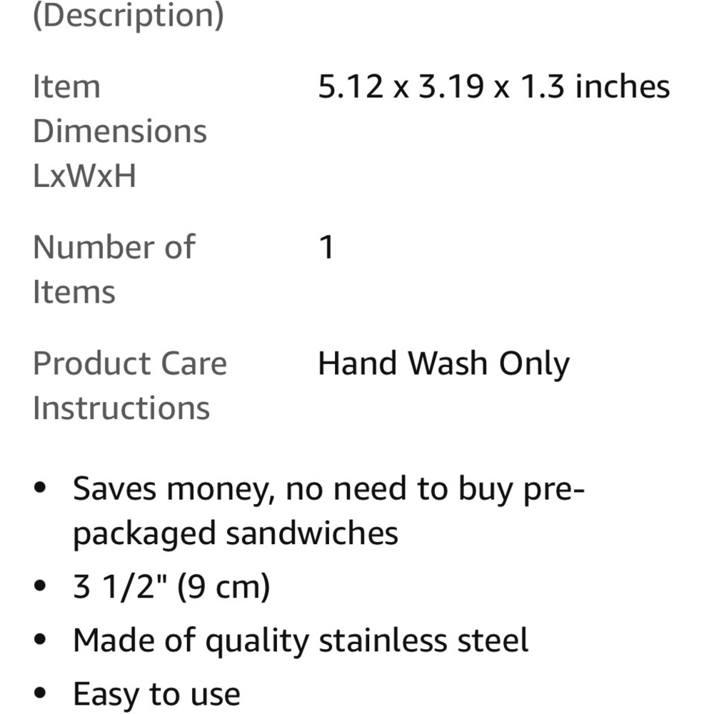 NIP Original Pampered Chef Cut-N-Seal Sandwich Maker - Picture 4 of 4